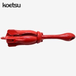 KOETSU Marine Kayak Anchor Kit - 5.5lb Folding Anchor, Suitable for Fishing Kayaks Folds for Easy Storage and Portability.