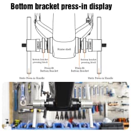 LEBYCLE MTB Road Bicycle Hub Bearing Install Tool Bike Hub Bearing Press Set Bike Hub Freehub BB Bearing Installation Tools