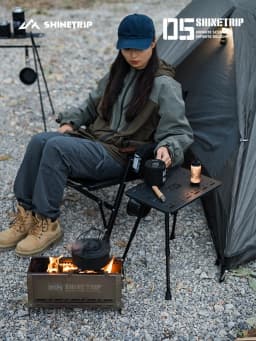 SHINETRIP IGT Portable Folding Table Multifunction Expanded Foldable Camp Table for Camping Hiking Picnic Tool