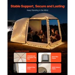 SucceBuy Screen House Tent Portable Screened in Canopy with Carry Bag Netting Sides for Car Camping Backyard Outdoor Activities