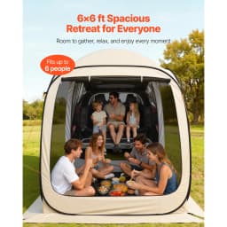 SucceBuy Screen House Tent Portable Screened in Canopy with Carry Bag Netting Sides for Car Camping Backyard Outdoor Activities