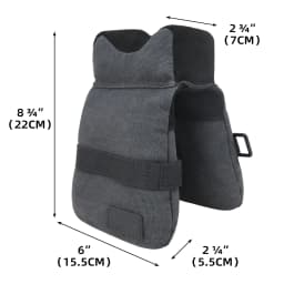 Unfilled Blind Bag Shooting Gun Rest Sandbag for Outdoor, Range, Shooting and Hunting