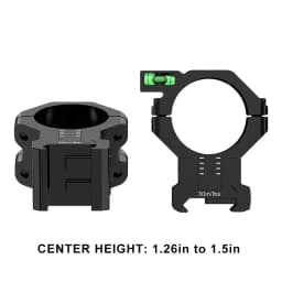 WestHunter Optics MOA And Height Adjustable Picatinny Mounts 1‘’ 30MM Or 34MM Tube Adjust Elevation Hunting Scope Rings