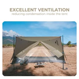 Naturehike Mongar 2 UL/PRO 1-2 Person Backpacking Tent Nylon Waterproof Ultralight Travel Trekking Shelter Tent with Footprint