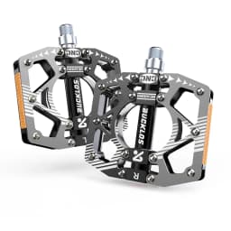 BUCKLOS Bicycle Pedal CNC Aluminium Non-Slip MTB Pedals Ultralight Mountain Bike Cycling Sealed Bearing Pedals Cycling Parts