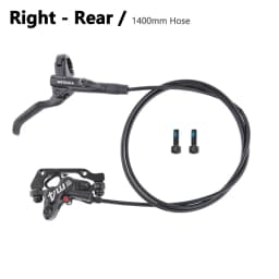 Oil Pressure Brake Lever Caliper Front Rear Alloy Mountain Bike Parts 4 Piston MTB Bicycle Hydraulic Disc Brake Set