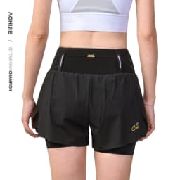AONIJIE FW6257 Women's Shorts Trail Running Waist Bag Pants Breathable Lightweight Extended Liner for Outdoor Hiking Fitness