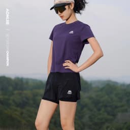 AONIJIE FW6257 Women's Shorts Trail Running Waist Bag Pants Breathable Lightweight Extended Liner for Outdoor Hiking Fitness