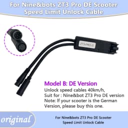 Electric Scooter Parts For Ninebots ZT3 Pro EU DE Version Speed Limit Unlock Cable Max 40kmh Quick Release Controller Accessory