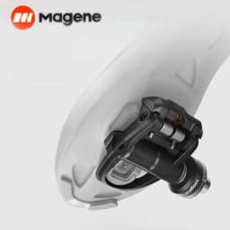 Magene P715 Dual-Sided Pedal Power Meter ±1% Accuracy Bluetooth ANT+ Road Bike Pedals Compatible with KEO & SPD-SL
