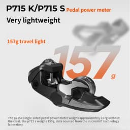 Magene P715 Dual-Sided Pedal Power Meter ±1% Accuracy Bluetooth ANT+ Road Bike Pedals Compatible with KEO & SPD-SL