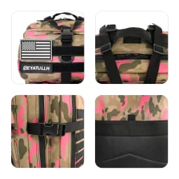 45L Tactical Backpack 3P Bag 3 Days Assault Outdoor Backpack Waterproof Climbing Rucksack Camping Hiking Hunting Mochila Bag