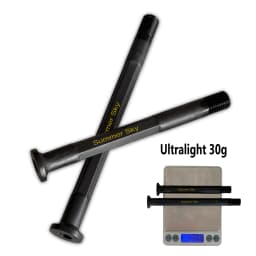 Summer Sky 27-32g Ultralight Carbon Thru Axle (12mm Front/Rear), 1050KG+ Strength, Customizable for Road/Gravel Bikes