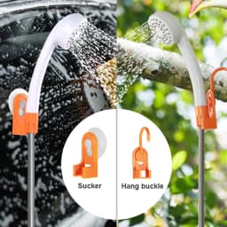 Portable Electric Camping Shower Rechargeable Waterproof Shower Pump For Outdoor Hiking Swimming Climbing Pet Car Clean