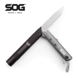 SOG BATON Q2 4 in 1 Multifunctional Tactical Pen Mini Pocket Tools EDC Compact Multi-Tool LED Flashlight Outdoor Survival Tools