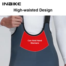 INBIKE Fleece Road Bike Bib Pants for Men Winter Thermal Cycling Bibs Windproof Biking Bicycle Pants MTB Cycling Clothing Man