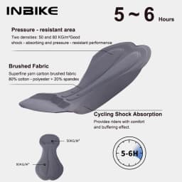 INBIKE Fleece Road Bike Bib Pants for Men Winter Thermal Cycling Bibs Windproof Biking Bicycle Pants MTB Cycling Clothing Man