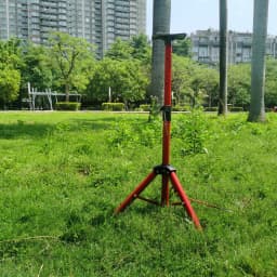 Three Colors Available Multi-functional Adjustable Height Plastic Alloy Stand for Speaker, Target Box, Shooting Practice Target,