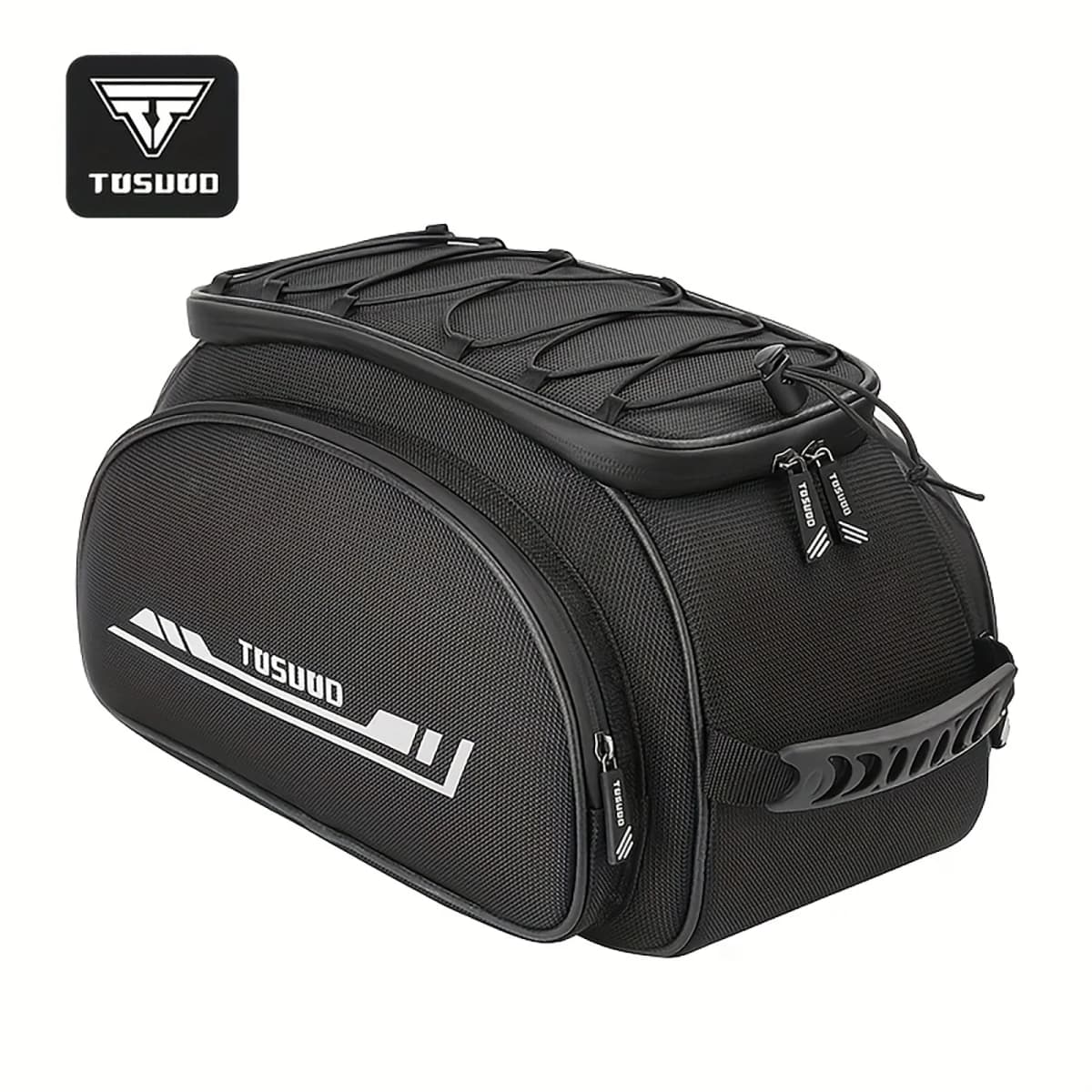 TOSUOD Bicycle Rear Pannier Bag Outdoor Waterproof Bicycle Bag 13L Large Capacity Mountain Bike Bag Bike Accessories