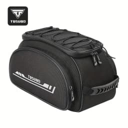 TOSUOD Bicycle Rear Pannier Bag Outdoor Waterproof Bicycle Bag 13L Large Capacity Mountain Bike Bag Bike Accessories
