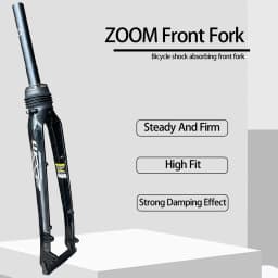 ZOOM Bicycle Fork Mountain MTB Road City Bike Fork Double Shoulder aluminium alloy Shock Absorber Front Fork 20inch Disk Brake
