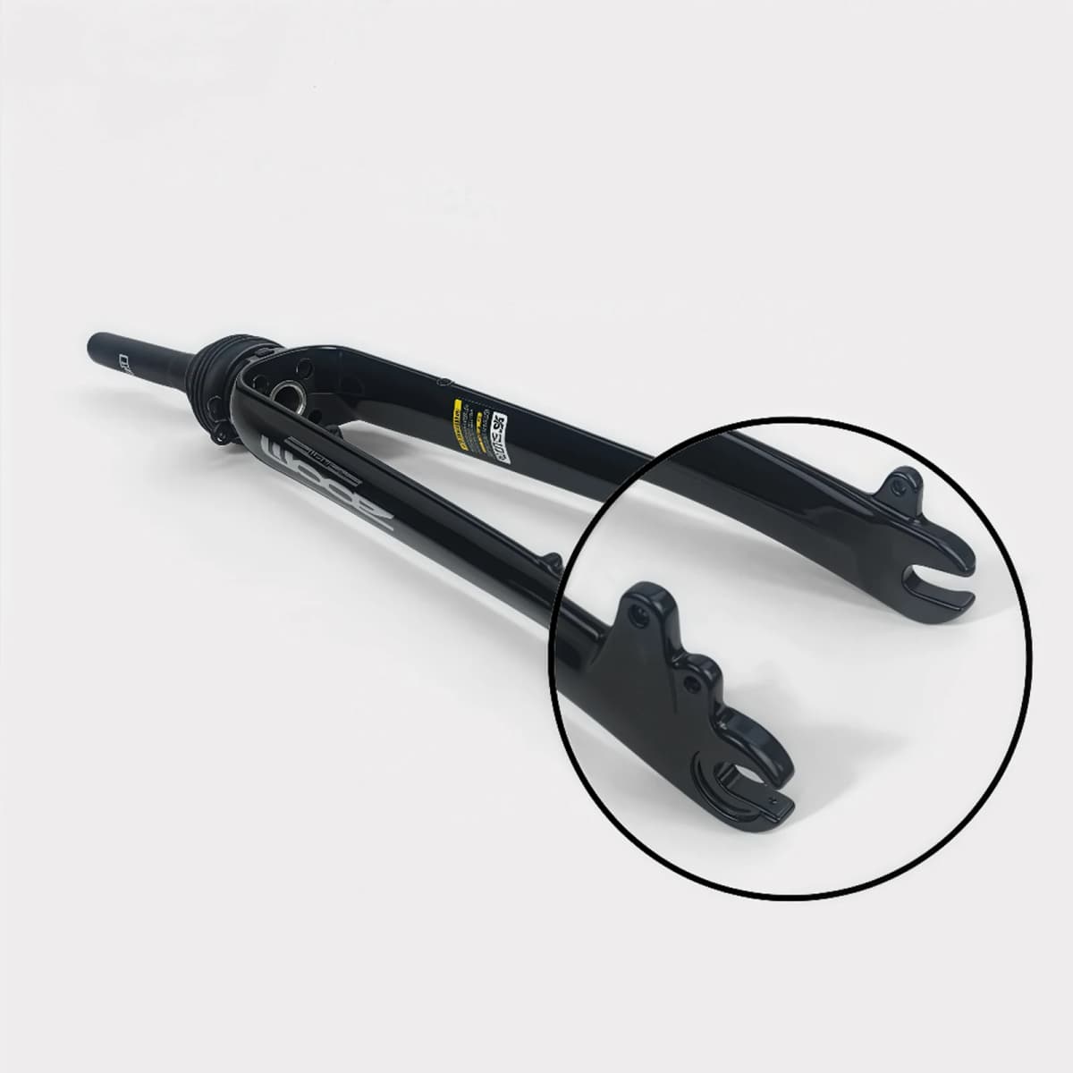 ZOOM Bicycle Fork Mountain MTB Road City Bike Fork Double Shoulder aluminium alloy Shock Absorber Front Fork 20inch Disk Brake