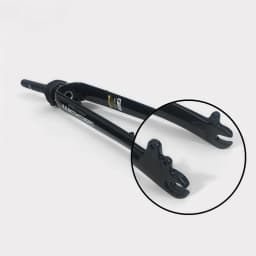 ZOOM Bicycle Fork Mountain MTB Road City Bike Fork Double Shoulder aluminium alloy Shock Absorber Front Fork 20inch Disk Brake