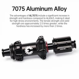 Bicycle Hub 36T Ratchet Ceramic/Steel Bearing Center Thru - HG/XDR/CP/N3W/MSR