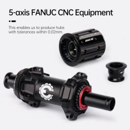Bicycle Hub 36T Ratchet Ceramic/Steel Bearing Center Thru - HG/XDR/CP/N3W/MSR