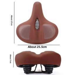 Bicycle Seats for Comfort Men  Women Oversized & Extra Soft Padded Bike Seat Cushion Comfortable Large Bike Saddle Mountain
