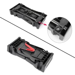 Tactical H-Shaped Rifle Rest Airsoft Display Compact Range Storage Gun Rack Holder Bench Rest for Maintenance And Clean