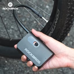 ROCKBPROS Mini Portable Bicycle Electric Pump 70psi 2600mAH Tire Air Inflator Pump MTB Road Bike Electric Vehicle Cycling Pump