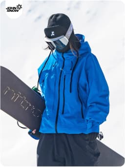 John Snow 2026 Unisex American Style Snowboard Jacket Professional Waterproof Windproof Thermal Winter Ski Coat for Men & Women