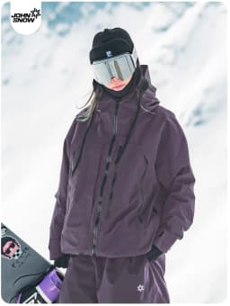 John Snow 2026 Unisex American Style Snowboard Jacket Professional Waterproof Windproof Thermal Winter Ski Coat for Men & Women
