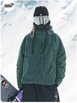 John Snow 2026 Unisex American Style Snowboard Jacket Professional Waterproof Windproof Thermal Winter Ski Coat for Men & Women