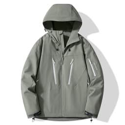 JNLN Unisex Rain Coat Hiking Camping Trekking Mountaineering Waterproof Jackets Men Women Outdoor Sporty Windproof Windbreaker
