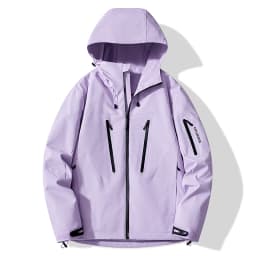 JNLN Unisex Rain Coat Hiking Camping Trekking Mountaineering Waterproof Jackets Men Women Outdoor Sporty Windproof Windbreaker