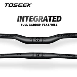 TOSEEK Mtb Carbon Handlebar Bicycle Handlebar 31.8*580-720/740/760mm Matt Black Handlebars For Mountain Bike Accessories