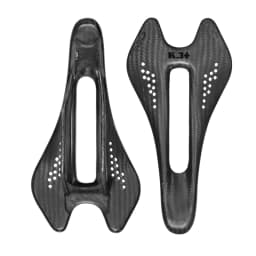 Gelu 55g Ultra-light Full Carbon Fiber Bicycle Saddle - Hollow, Breathable, Ergonomic for MTB & Highway Bikes