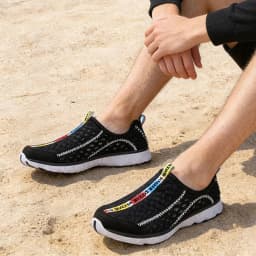 Socone Summer Athletic Shoes, Water Sports, Outdoor Beach Leisure Shoes, Lightweight and Breathable, Slip-On Women's Shoes