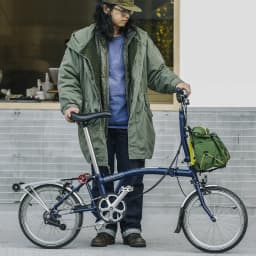 Bike Handlebar Bag 17L Cycling Backpack Storage Bag Front Basket With MOLLE System Rack Support For Brompton Dahon