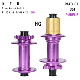 MTB Bike Hub 28H 36T Alloy Boost 110/148mm 6 Colors Lightweight 140g Front Hub XD HG MS Freewheel Front Rear Hub Cycling Parts