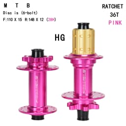 MTB Bike Hub 28H 36T Alloy Boost 110/148mm 6 Colors Lightweight 140g Front Hub XD HG MS Freewheel Front Rear Hub Cycling Parts