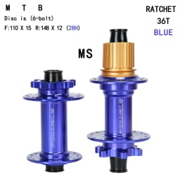 MTB Bike Hub 28H 36T Alloy Boost 110/148mm 6 Colors Lightweight 140g Front Hub XD HG MS Freewheel Front Rear Hub Cycling Parts