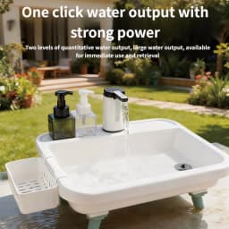 Outdoor Camping Portable Sink Multifunctional Camping Sink With Electric Water Pump Suitable For Outdoor Travel And Family Use