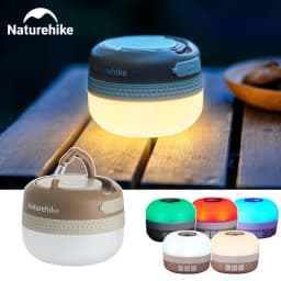 Naturehike Outdoor Tools Camping Lights Hiking Portable Flashlight Tent Light IP44 Waterproof Magnetic Lamps 5 Lighting Effects