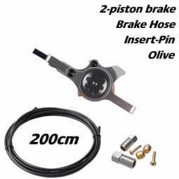 ZRACE M1 X2 / X4 Mountain Bike Hydraulic Brake, MTB Oil Pressure Disc Brake Set, Front and Rear MTB Brake, Full CNC Lightweight