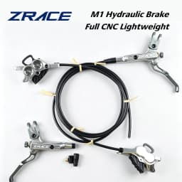 ZRACE M1 X2 / X4 Mountain Bike Hydraulic Brake, MTB Oil Pressure Disc Brake Set, Front and Rear MTB Brake, Full CNC Lightweight