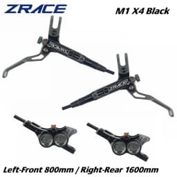 ZRACE M1 X2 / X4 Mountain Bike Hydraulic Brake, MTB Oil Pressure Disc Brake Set, Front and Rear MTB Brake, Full CNC Lightweight