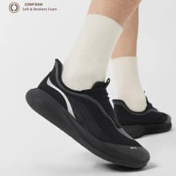 LI-NING SOFT GO 3 SLIP ON Men's Walking Shoes Comfortable Thick Heel Casual Sports Wearable Slip-on Design AGLW009
